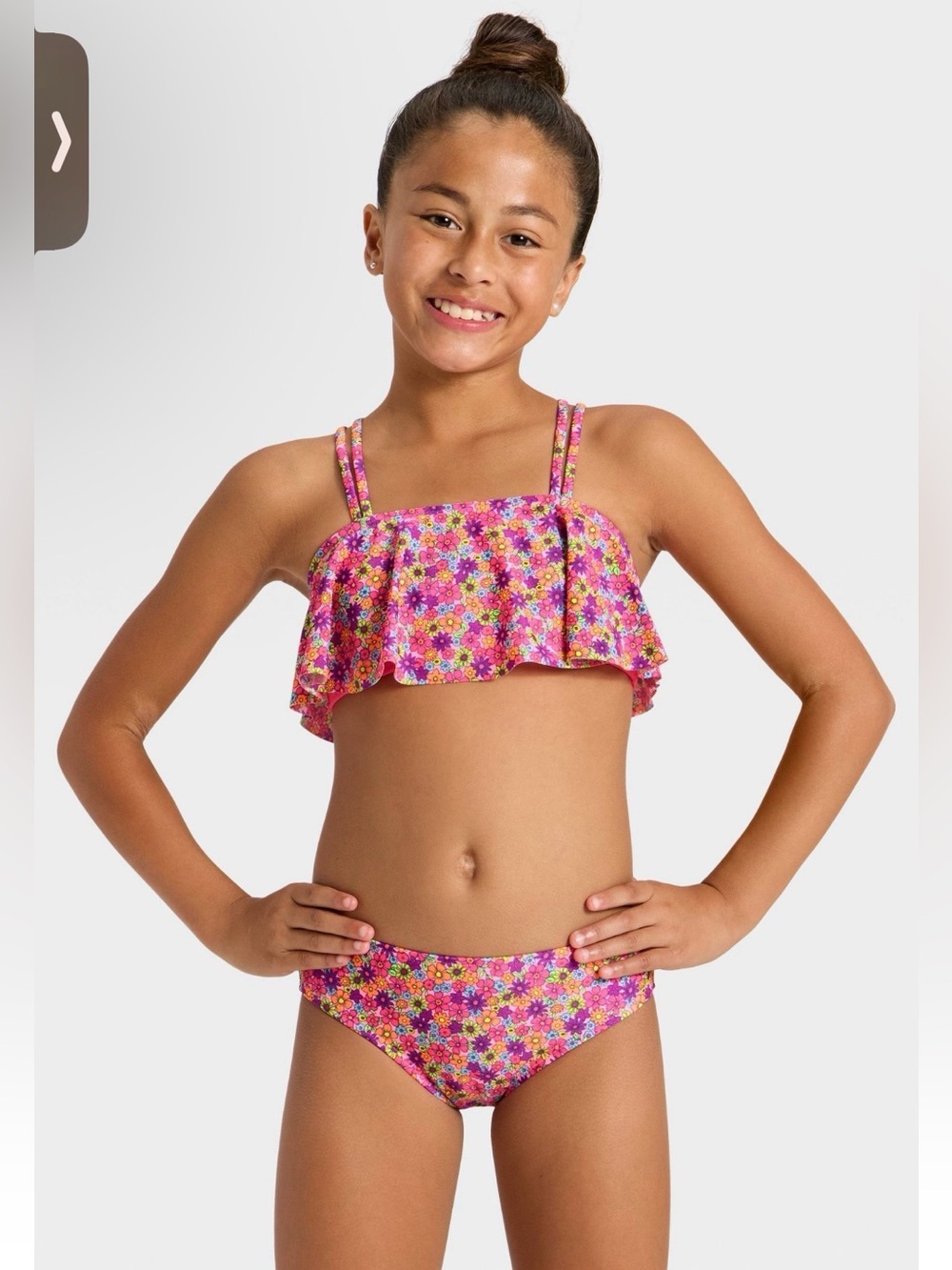 Cat & Jack Pink Floral Bikini Set
